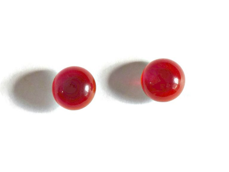 Carnelian post earrings