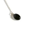 Onyx necklace close up